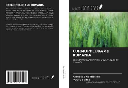 CORMOPHLORA de RUMANIA di Claudia Bita-Nicolae, Vasile Sanda edito da Ediciones Nuestro Conocimiento
