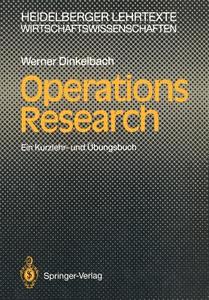 Operations Research di Werner Dinkelbach edito da Springer Berlin Heidelberg