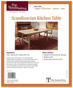 Fine Woodworking's Scandinavian Kitchen Table Plan di Fine Woodworking edito da Taunton Press