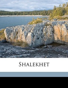 Shalekhet di Gershon Shofman edito da Nabu Press