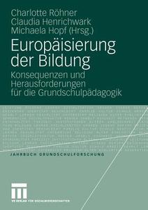 Europäisierung der Bildung edito da VS Verlag für Sozialwissenschaften