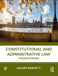 Constitutional And Administrative Law di Hilaire Barnett edito da Taylor & Francis Ltd