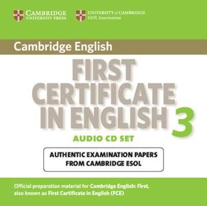 Cambridge First Certificate In English 3 For Updated Exam Audio Cds (2) di Cambridge ESOL edito da Cambridge University Press