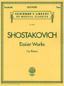 Easier Works: Schirmer Library of Classics Volume 2043 Piano Solo edito da G SCHIRMER