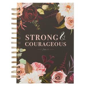 Large Wire Journal Strong & Courageous Prov. 31:25 edito da CHRISTIAN ART GIFTS