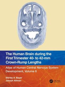 The Human Brain During The First Trimester 40- To 42-mm Crown-Rump Lengths di Shirley A. Bayer, Joseph Altman edito da Taylor & Francis Ltd