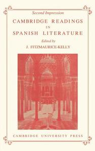 Cambridge Readings in Spanish Literature edito da Cambridge University Press