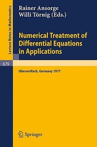 Numerical Treatment of Differential Equations in Applications edito da Springer Berlin Heidelberg