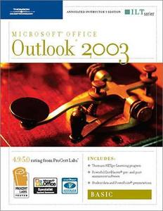 Outlook 2003: Basic, 2nd Edition + Certblaster & CBT, Instructor's Edition di Axzo Press edito da Axzo Press