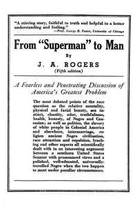 From "superman" to Man di J. A. Rogers edito da WESLEYAN UNIV PR