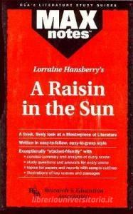 Raisin in the Sun, a (Maxnotes Literature Guides) di Maxine Morrin edito da RES & EDUCATION ASSN