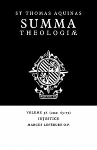 Injustice di Thomas Aquinas edito da Cambridge University Press