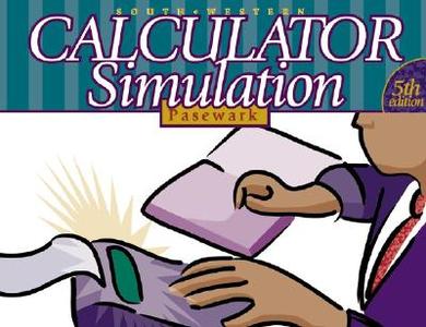 Calculator Simulation di William R. Pasewark edito da Cengage Learning, Inc