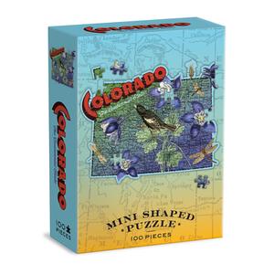 Colorado Mini Shaped Puzzle di Galison edito da Galison