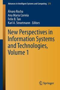 New Perspectives in Information Systems and Technologies, Volume 1 edito da Springer International Publishing