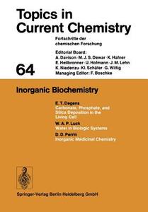 Inorganic Biochemistry di Kendall N. Houk, Christopher A. Hunter, Michael J. Krische, Jean-Marie Lehn, Steven V. Ley, Massimo Olivucci, Joa Thiem edito da Springer Berlin Heidelberg