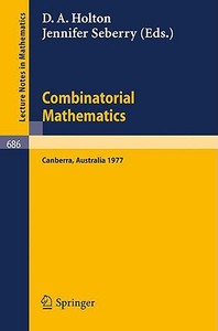 Combinatorial Mathematics edito da Springer Berlin Heidelberg