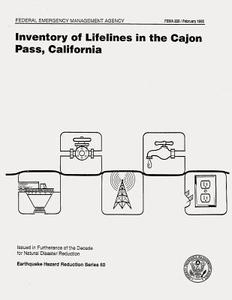 Inventory of Lifelines in the Cajon Pass, California (Fema 225) di Federal Emergency Management Agency edito da Createspace