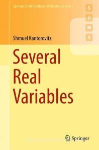 Several Real Variables di Shmuel Kantorovitz edito da Springer International Publishing