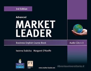 Market Leader 3rd Edition Advanced Coursebook Audio Cd (2) di Iwona Dubicka, Margaret O'Keeffe edito da Pearson Education Limited