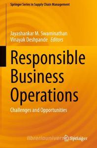 Responsible Business Operations edito da Springer International Publishing