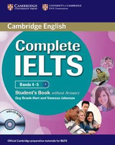 Complete Ielts Bands 4-5 Student's Book Without Answers With Cd-rom di Guy Brook-Hart, Vanessa Jakeman edito da Cambridge University Press
