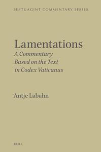 Lamentations di Antje Labahn edito da Brill