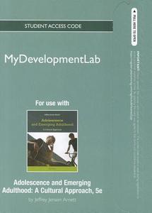 New Mydevelopmentlab -- Standalone Access Card --For Adolescence and Emerging Adulthood di Jeffrey Jensen Arnett edito da Pearson