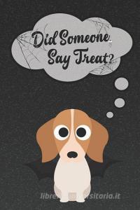 Beagle Lined Notebook: A Halloween Themed Notebook for Beagle Lovers di Julia Gibb edito da LIGHTNING SOURCE INC