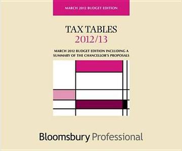 Tax Tables 2012/13 di McLaughlin edito da Tottel Publishing
