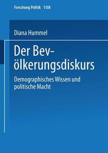 Der Bevölkerungsdiskurs di Diana Hummel edito da VS Verlag für Sozialwissenschaften