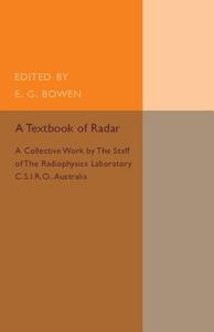 A Textbook of Radar di E. G. Bowen edito da Cambridge University Press