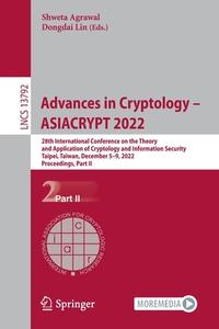 Advances in Cryptology ¿ ASIACRYPT 2022 edito da Springer Nature Switzerland