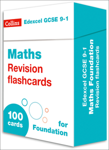 Collins GCSE 9-1 Revision - New Edexcel GCSE 9-1 Maths Foundation Revision Flashcards di Collins Gcse edito da COLLINS