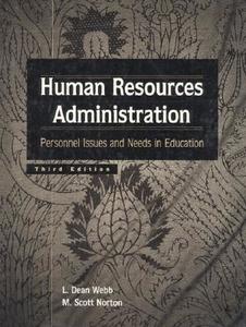Human Resources Administration di L. Dean Webb, Mick Norton edito da Pearson Education