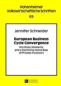 European Business Cycle Convergence di Jennifer Schneider edito da Lang, Peter GmbH