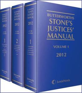 Butterworths Stone's Justices' Manual di A. P. Carr edito da LexisNexis