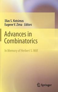 Advances in Combinatorics edito da Springer-Verlag GmbH