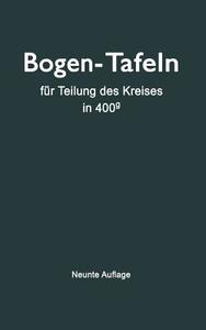Taschenbuch zum Abstecken von Kreisbogen di Max Höfer edito da Springer Berlin Heidelberg