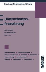 Unternehmensfinanzierung di Ulrich Dornieden edito da Gabler Verlag