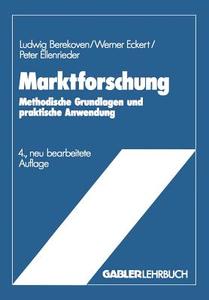 Marktforschung di Ludwig Berekoven edito da Gabler Verlag