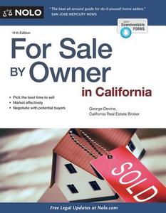 For Sale by Owner in California di George Devine edito da NOLO