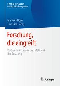 Forschung, die eingreift edito da Springer-Verlag GmbH