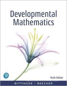 Developmental Mathematics di Marvin L. Bittinger, Judith A. Beecher edito da Pearson Education (US)
