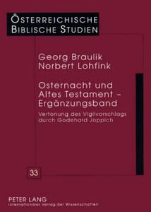 Osternacht und Altes Testament - Ergänzungsband di Georg Braulik, Norbert Lohfink edito da Lang, Peter GmbH