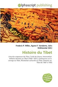 Histoire Du Tibet edito da Vdm Publishing House