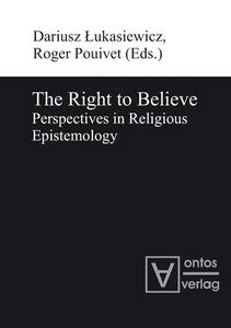 The Right to Believe edito da De Gruyter