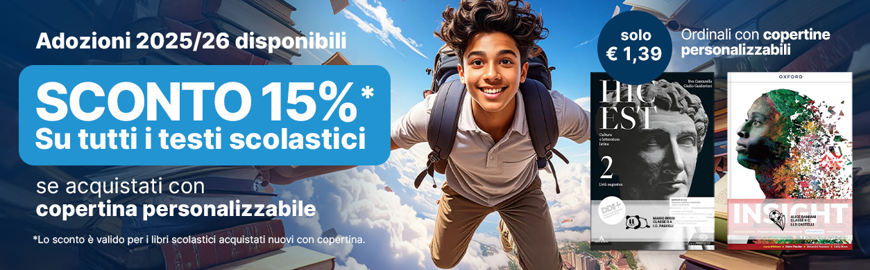 -15% Libri Scolastici con copertina
