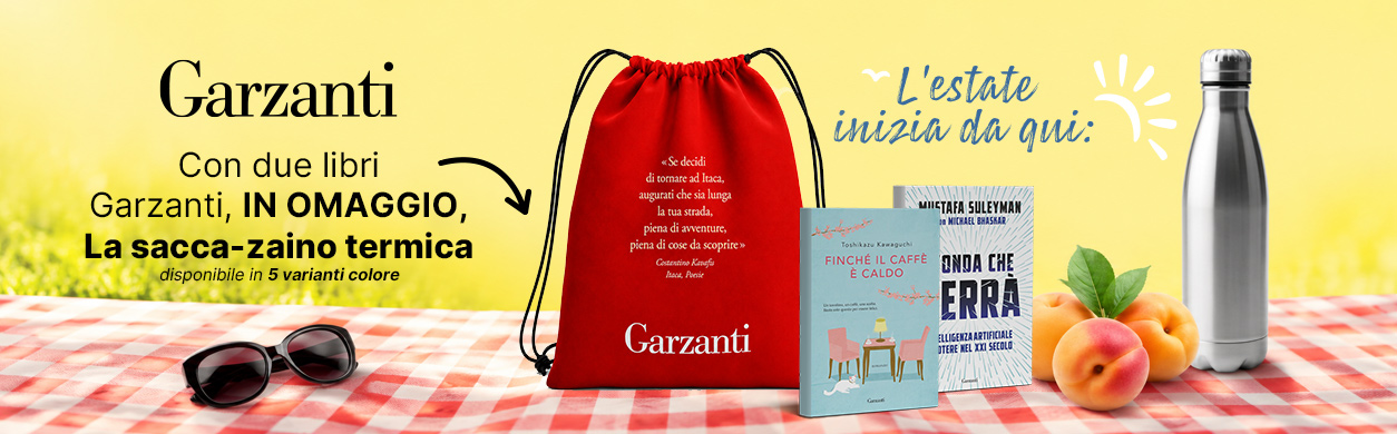 Promozione Garzanti con gadget